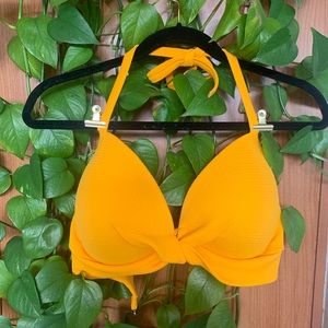 Shade and Shore Yellow Bikini Top